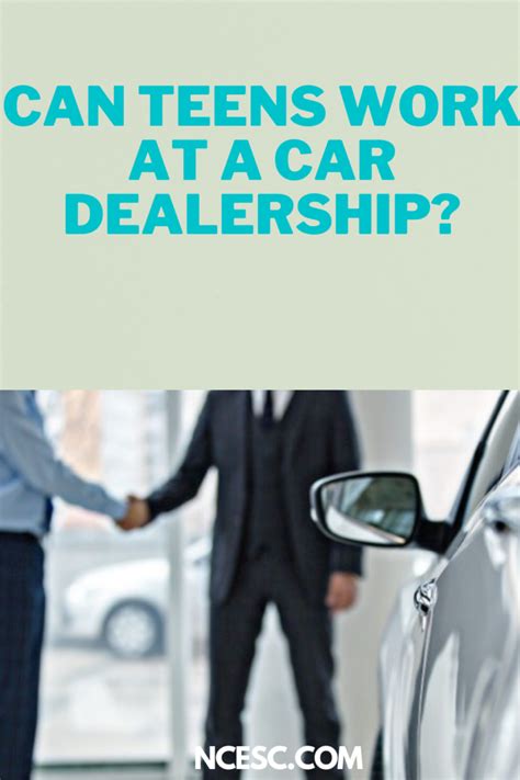 Teen Car Dealership jobs .